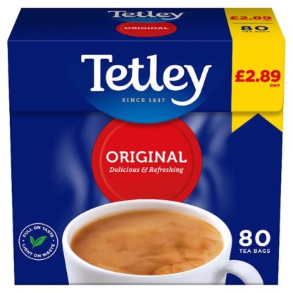 Tetley Tea Bags PM289 80pk (Case Of 6)