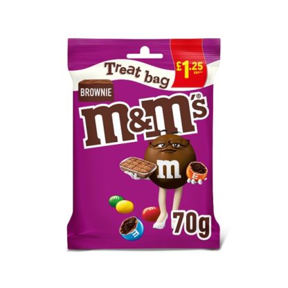 M&Ms Brownie Trt Bag PM125 70g (Case Of 16)