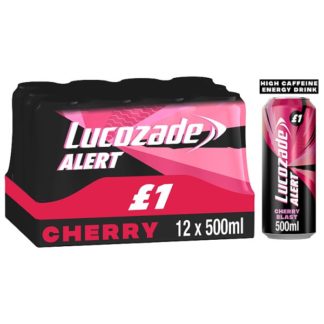 Lucozade Alert Cherry PM100 500ml (Case Of 12)