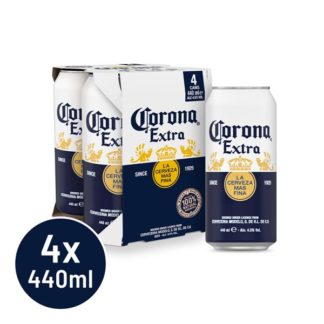 Corona Cans 4x440ml (Case Of 6)