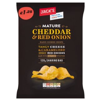 Jacks Cheese & Onion PM125 120g (Case Of 16)