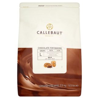 Callebaut Milk Choc Drops 2.5kg (Case Of 4)