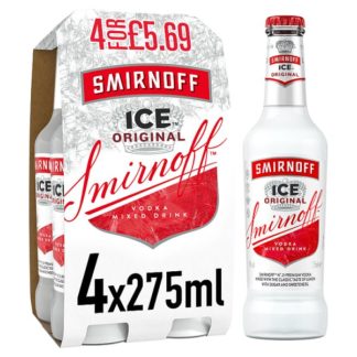 Smirnoff Ice PM569 4x275ml (Case Of 6)