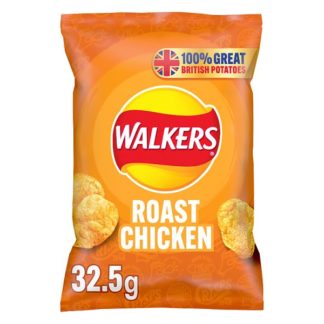 Walkers Crisps Roast Chicken 32.5g (Case Of 32)