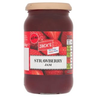 Jacks Strawberry Jam PM160 454g (Case Of 6)