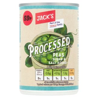 Jacks Processed Peas PM59 300g (Case Of 12)