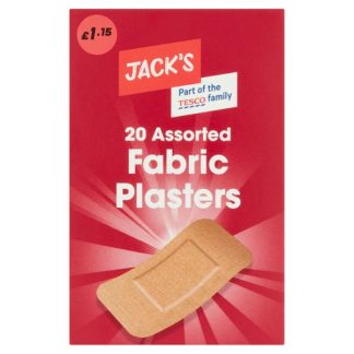 Jacks Fabic Plsters PM115 20pk (Case Of 6)