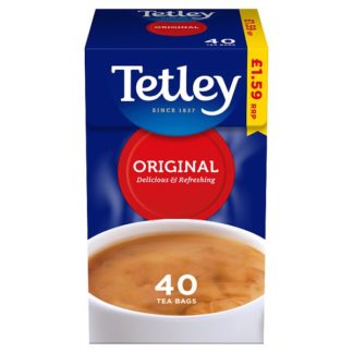 Tetley Tea Bags PM159 40pk (Case Of 6)