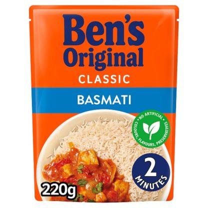 Bens Original Basmati Rice 220g (Case Of 6)