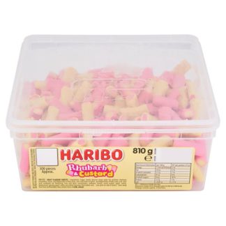 Haribo Rhubarb & Custard 2p 300s (Case Of 6)