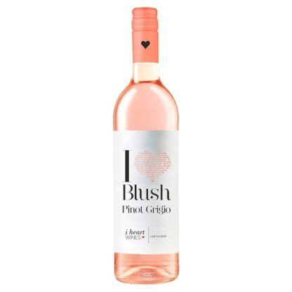 I heart Pinot Grigio Blush 75cl (Case Of 6)