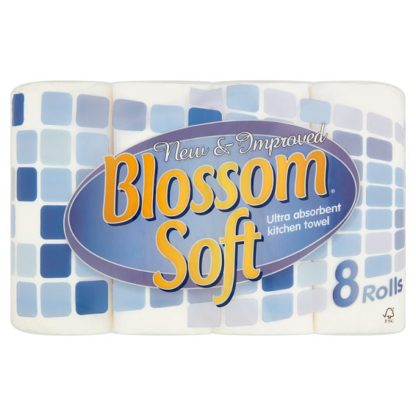 Blossomsoft Kitchen Towel 8pk (Case Of 3)