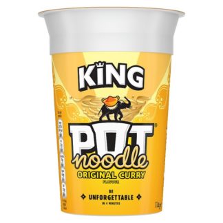 King Pot Noodle Orig Curry 119g (Case Of 12)