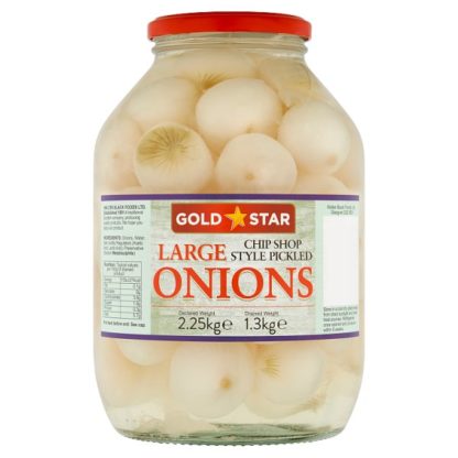 Gold Star Lge Chip Onions 2.27ltr (Case Of 6)