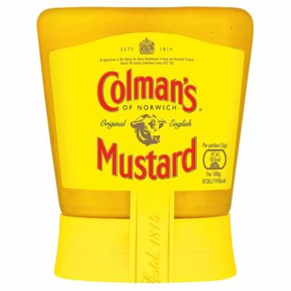 Colmans Squeezy Eng Mustard 150g (Case Of 6)