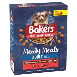 Bakers MeatyMeals Beef PM415 1kg (Case Of 5)