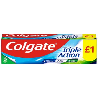 Colgate Triple Action PM100 75ml (Case Of 12)