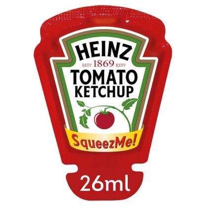 HZ SqueezMe Tomato Ketchup 26ml (Case Of 70)