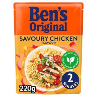 Bens Orig Savoury Chkn Rice 220g (Case Of 6)