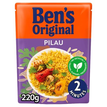 Bens Original Pilau Rice 220g (Case Of 6)
