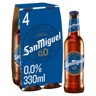 San Miguel 0.0% NRB 4x330ml (Case Of 6)