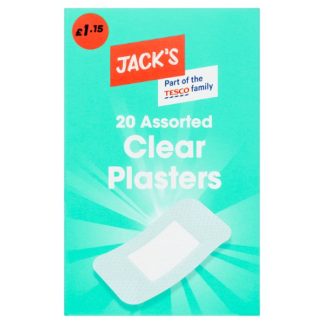 Jacks Clear Plaster PM115 20pk (Case Of 6)
