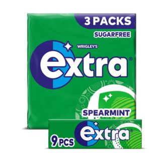 Extra Spearmint Gum 3pk (Case Of 20)