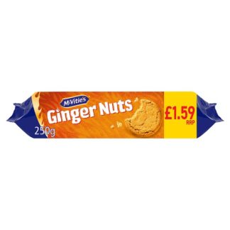 McVities Ginger Nuts PM159 250g (Case Of 12)