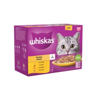 Whiskas 7 Poulty Jlly Pch 12x85g (Case Of 4)