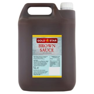 Gold Star Brown Sauce 5ltr (Case Of 4)