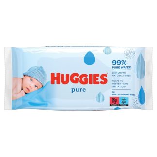 Huggies Pure Baby Wipes 56s (Case Of 10)