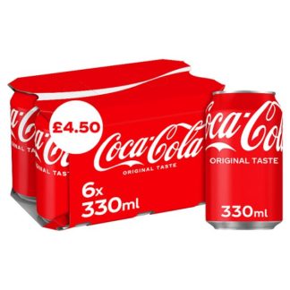 Coca Cola Multipack PM450 6x330ml (Case Of 4)