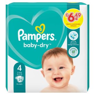 Pampers Nappy Size 4 PM649 25s (Case Of 4)
