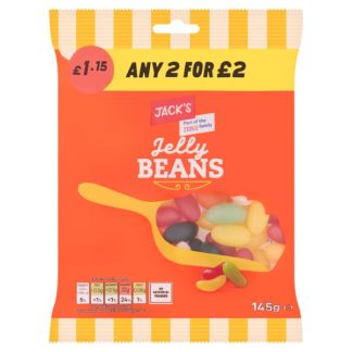 Jacks Jelly Beans PM115 145g (Case Of 10)