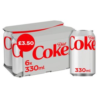 Diet Coke Multipack PM350 6x330ml (Case Of 4)