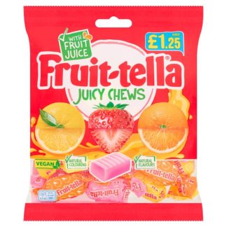 Fruitella Juicy Chews Vegan 135g (Case Of 12)
