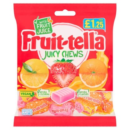 Fruitella Juicy Chews Vegan 135g (Case Of 12)