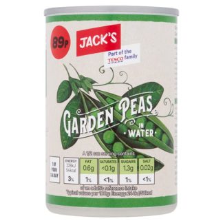 Jacks Garden Peas PM89 300g (Case Of 12)