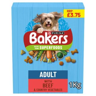 Bakers Adult Beef&Veg PM375 1kg (Case Of 5)