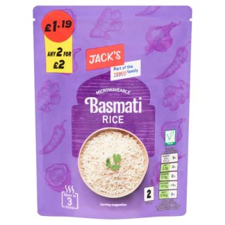 Jacks Basmati Rice Mc PM119 250g (Case Of 6)