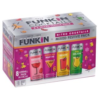 Funkin Cocktails Mixed PK 8x200ml (Case Of 3)