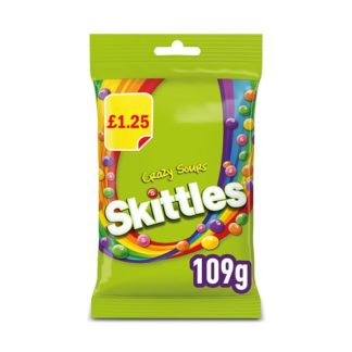 Skittles Crazy Sours Bag PM1 109g (Case Of 14)