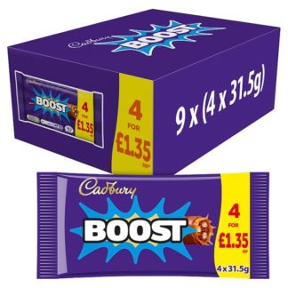 Cadbury Boost 4pk PM135 4pk (Case Of 9)
