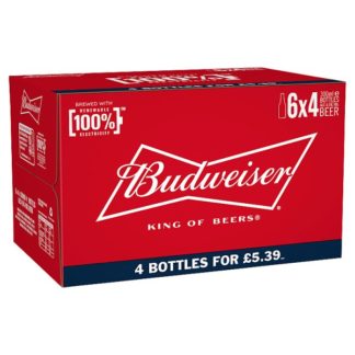 Budweiser PM539 4x300ml (Case Of 6)