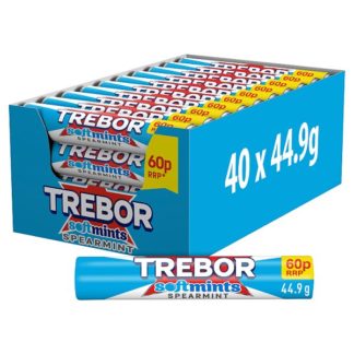 Trebor Softmint Spermnt PM60 40g (Case Of 40)