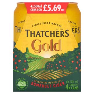 Thatchers Gold PM569 4X500ml (Case Of 6)