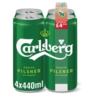 Carlsberg Pilsner PM495 4x440ml (Case Of 6)