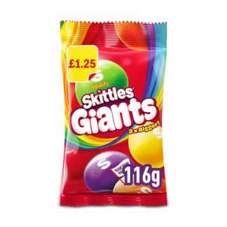 Skittles Giants Bag PM125 116g (Case Of 14)