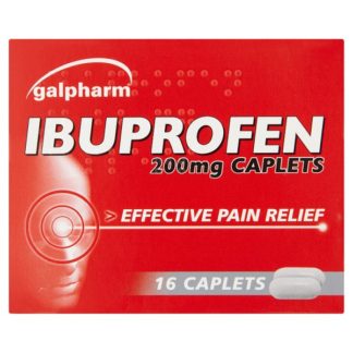 Galpharm Ibuprofen Caplets 16s (Case Of 12)