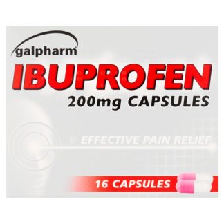 Galpharm Ibuprofen Capsules 16pk (Case Of 8)